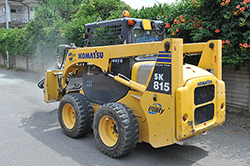 Minipala Komatsu SK815. (Foto: Massimo Mormile)